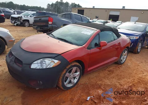 2008 Mitsubishi Eclipse Spyder Gs z USA, uszkodzony, nr VIN 4A3AL25F28E036269